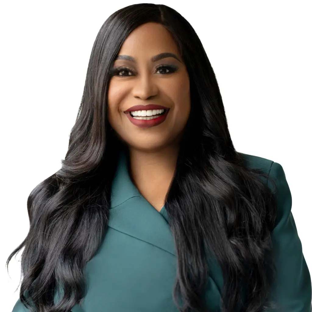 photo of Dr. Cindy Trimm in Green suit